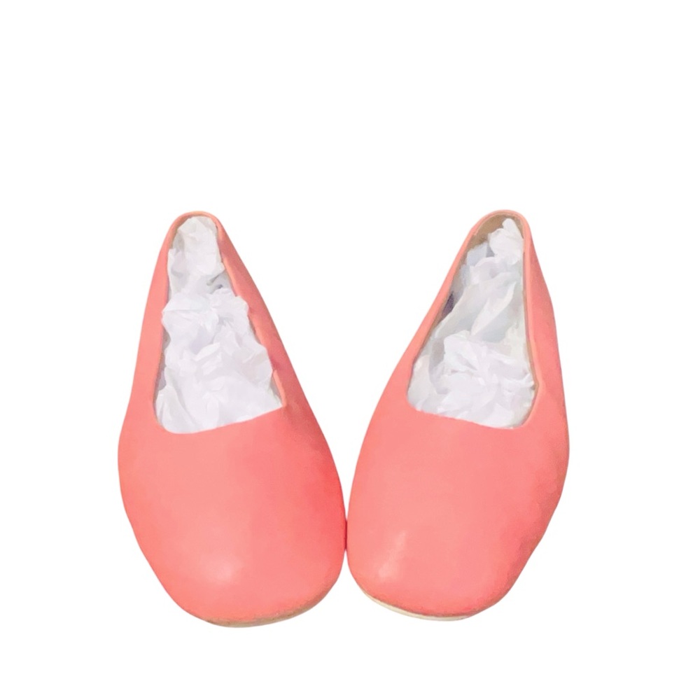 Gentle Souls Travel Ballet Pink Leather Slip On Casual Comfy Flats Size 8.5